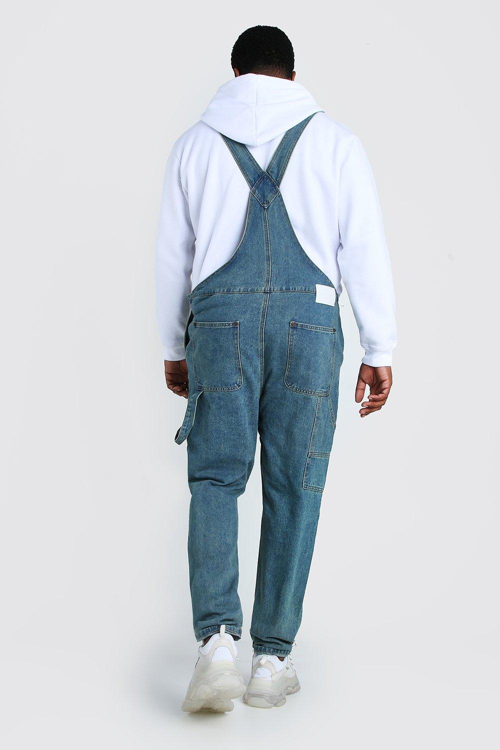 Peto vaquero slim Big And Tall boohoo ES
